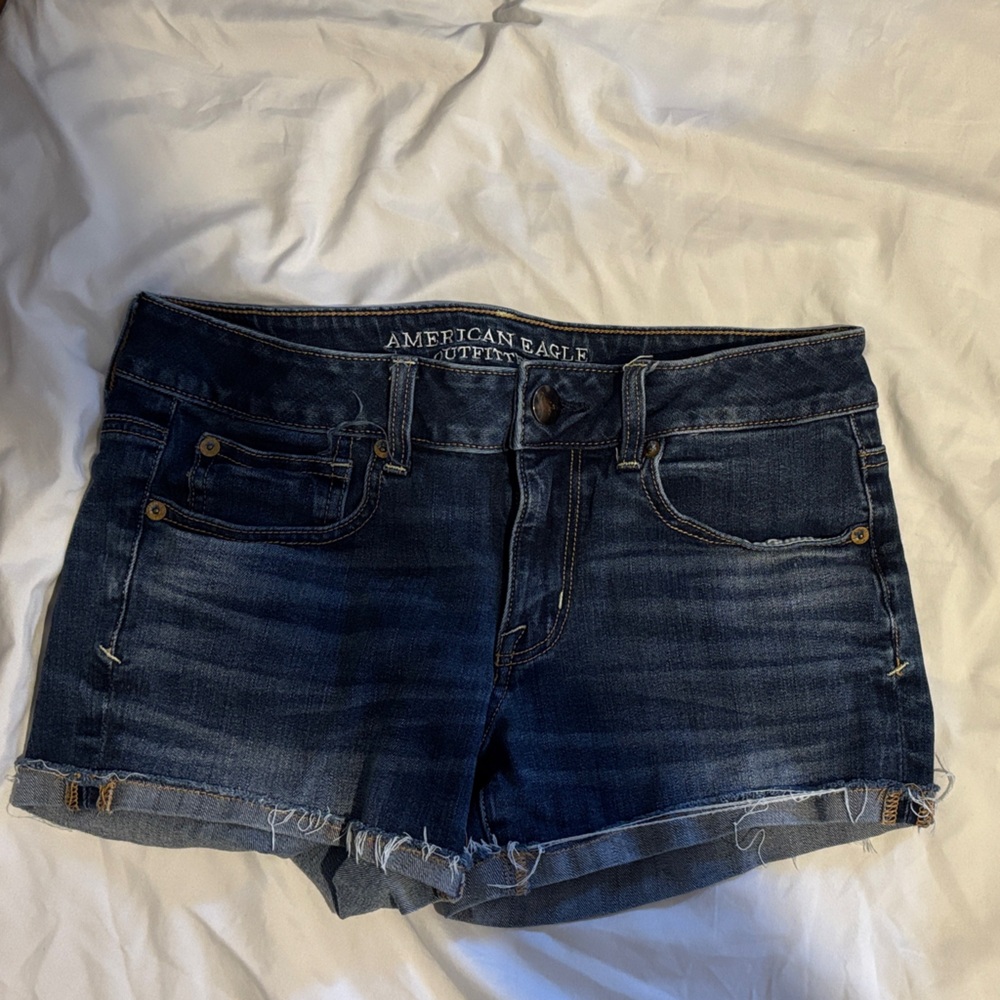American Eagle Outfitters Dark Blue Jean Shorts